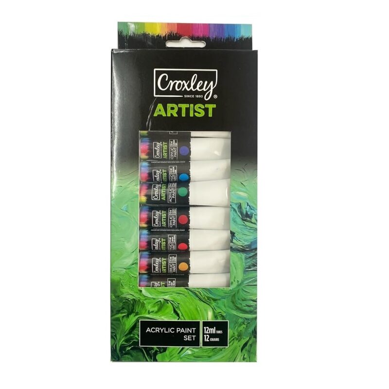 Croxley Acrylic Paint Tubes 12 X 12ml