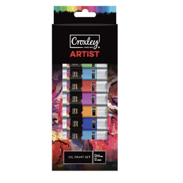 Croxley Artist Oil Paint Tubes 12 X 12ml