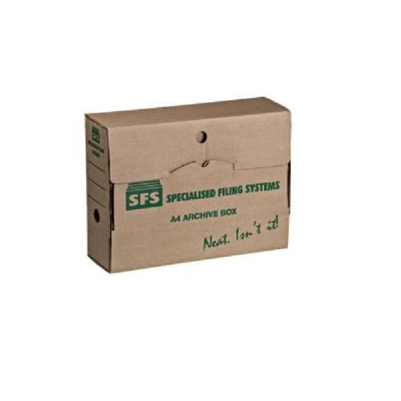 SFS Standard A4 Archive Box Kraft
