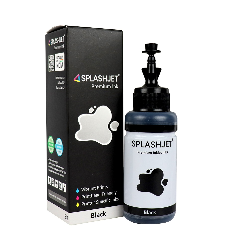 Splashjet Epson T664 Ink black 70Ml