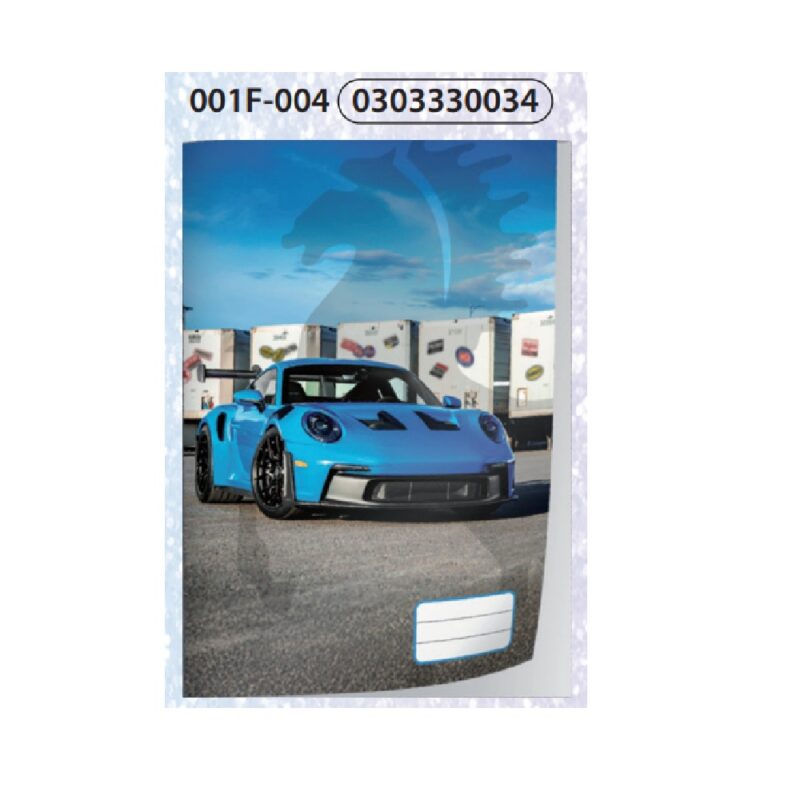 Uni-Cover A4 Pre-Cut Book Covers (5) Porsche