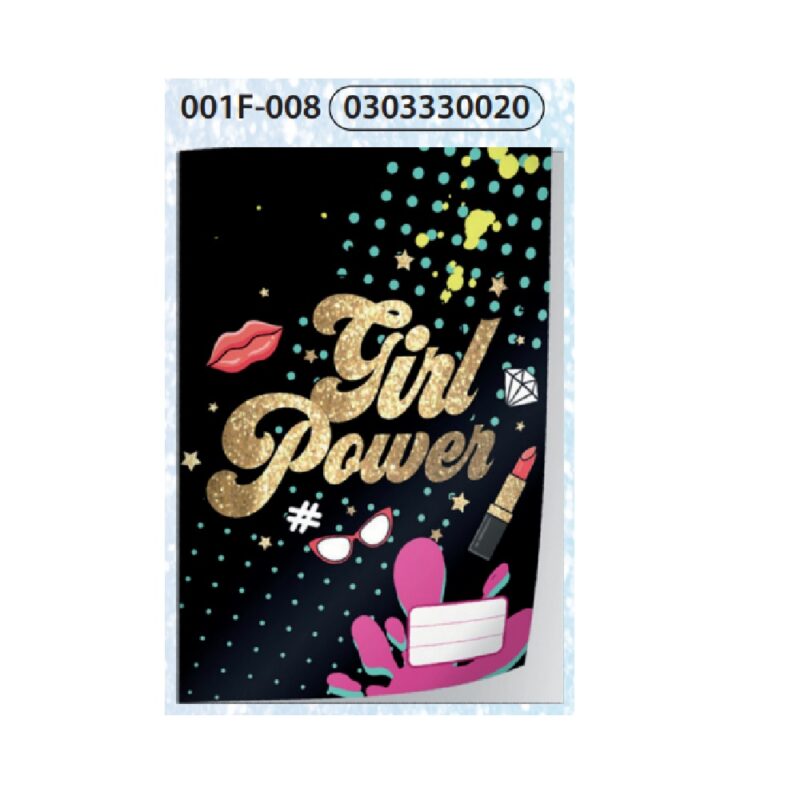 Uni-Cover A4 Pre-Cut Book Covers (5) GirlPower