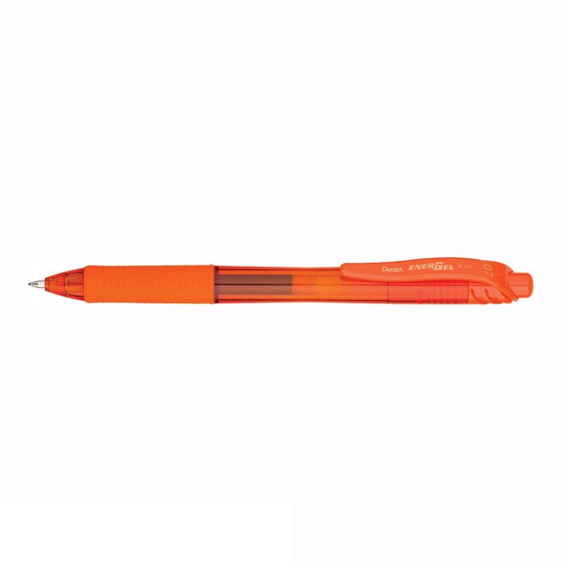 Pentel Energel Pen BL107 0.7mm Retractable Orange