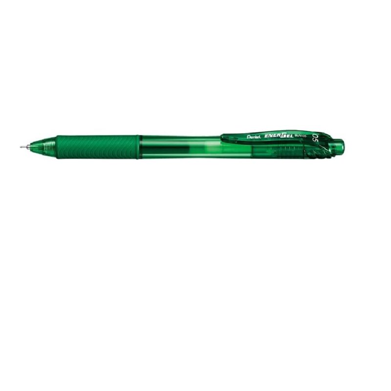 Pentel Energel Pen BLN105 0.5mm Retractable Green