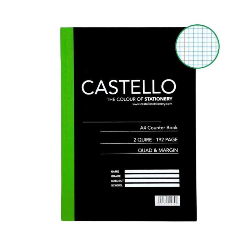 Castello A4 2-Quire Book 192Pg Quad    