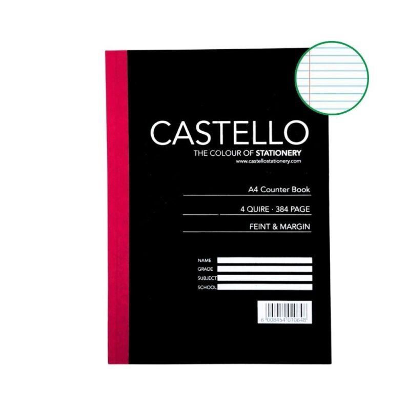 Castello A4 2 -Quire
Book 192Pg Feint