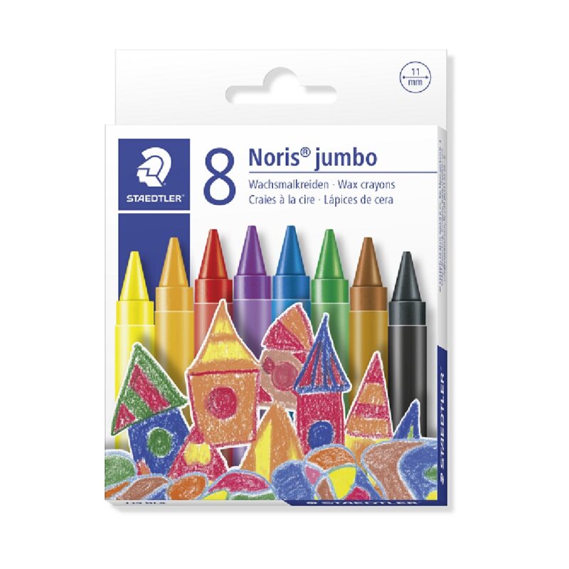 Staedtler Wax Crayons (8) Jumbo