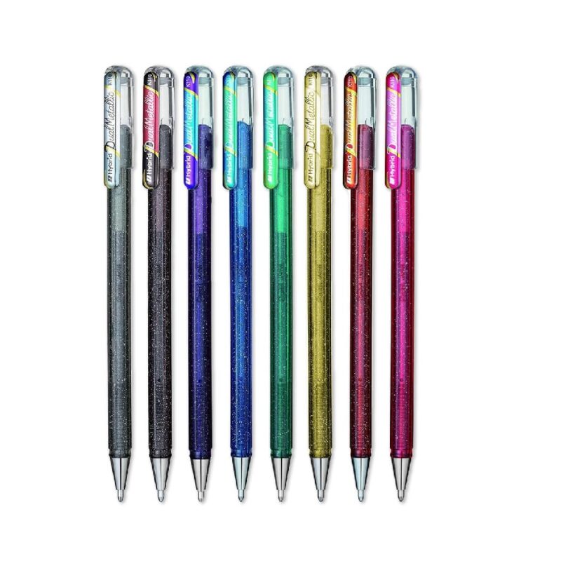 Pentel Hybrid Dual Metallic(Set Of
  8)    