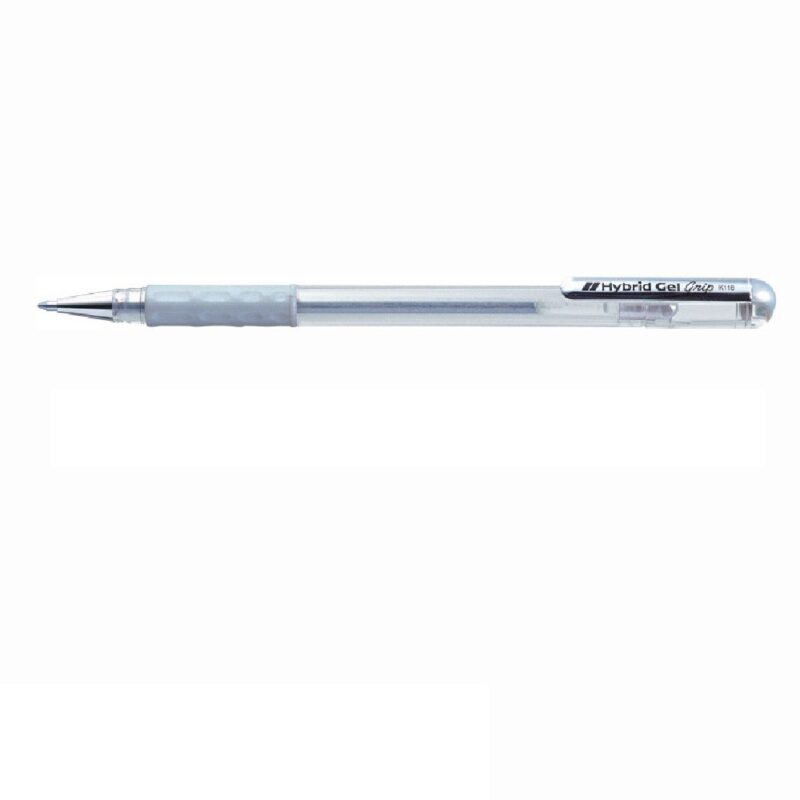 Pentel K118 Metallic Silver
  0.8