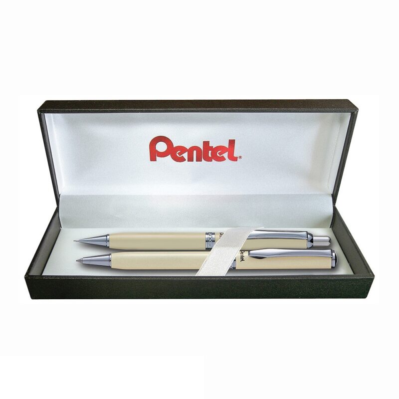 Pentel Sterling Gift Set White   