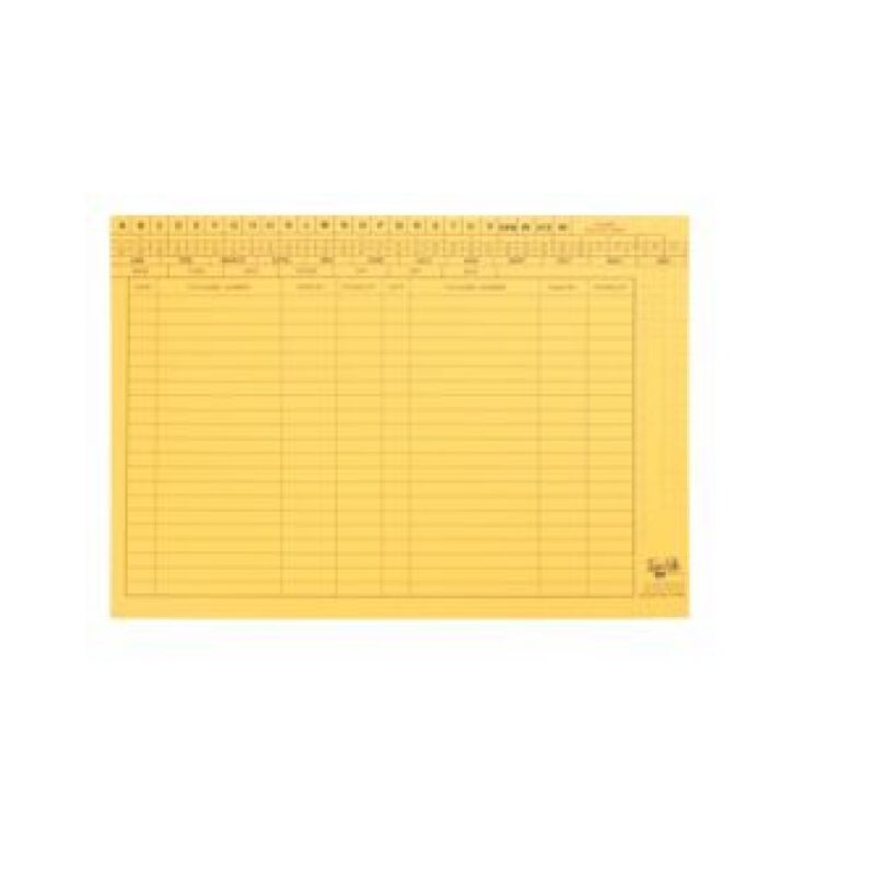 Executive File Divider Punched 157g (25'S)