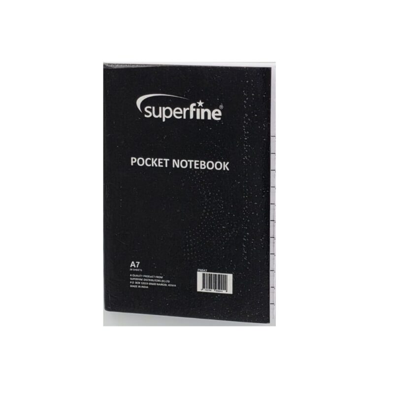 Superfine A7 Pocket Hard Cover Book 50Sht