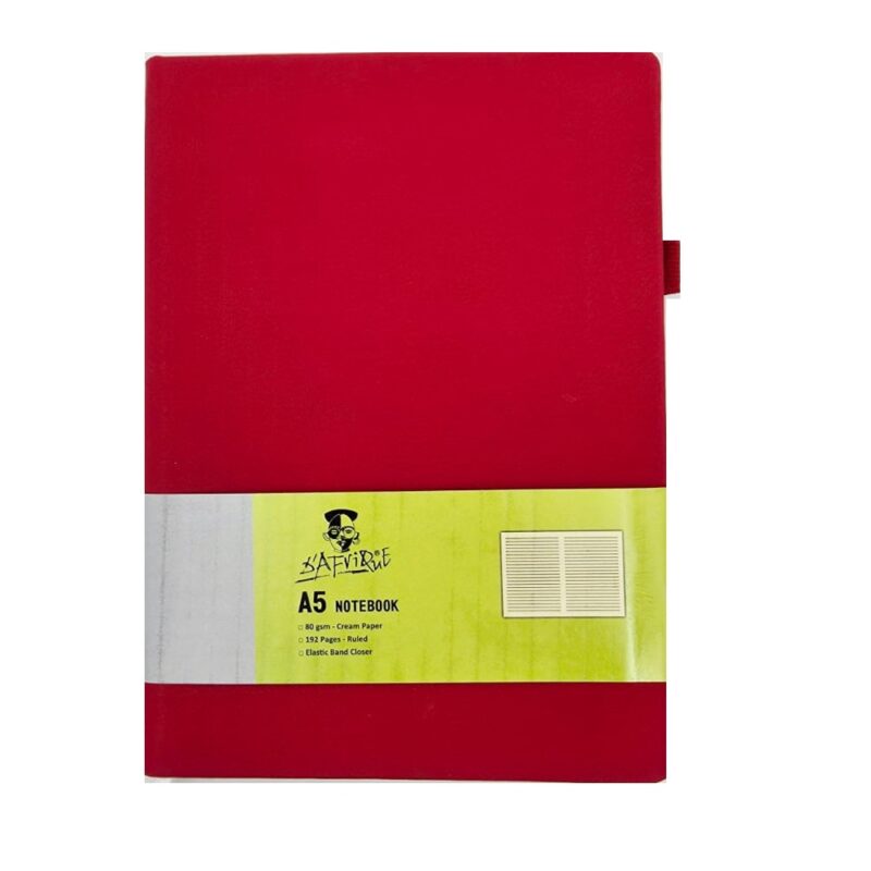 Dafrique A5 Note Book 192Pg Ruled Red