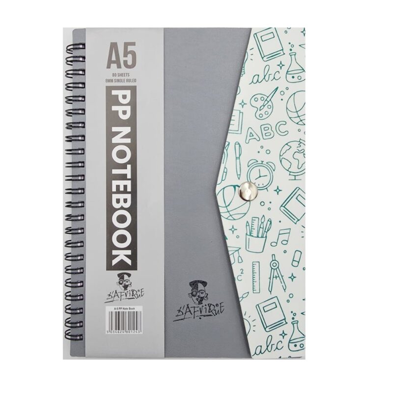Dafrique A5 Pp Wiro Notebook + Clip 80Sht