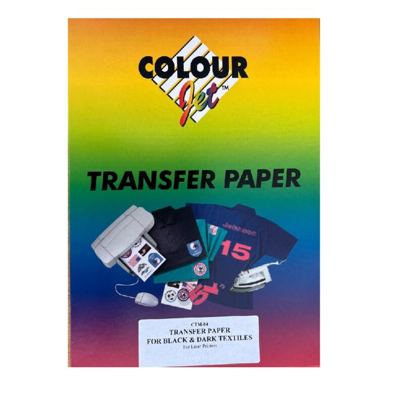 Iron-On-Transfers Laserjet For Black & Dark textiles (  CTM-84)