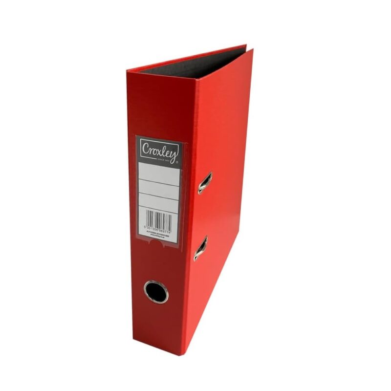 Croxley JD1028 70MM PP Lever Arch File Red