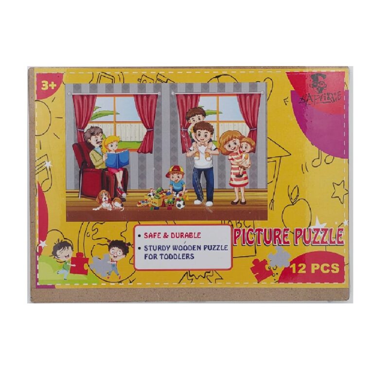 12 Piece Wooden Puzzle *Dafrique*
