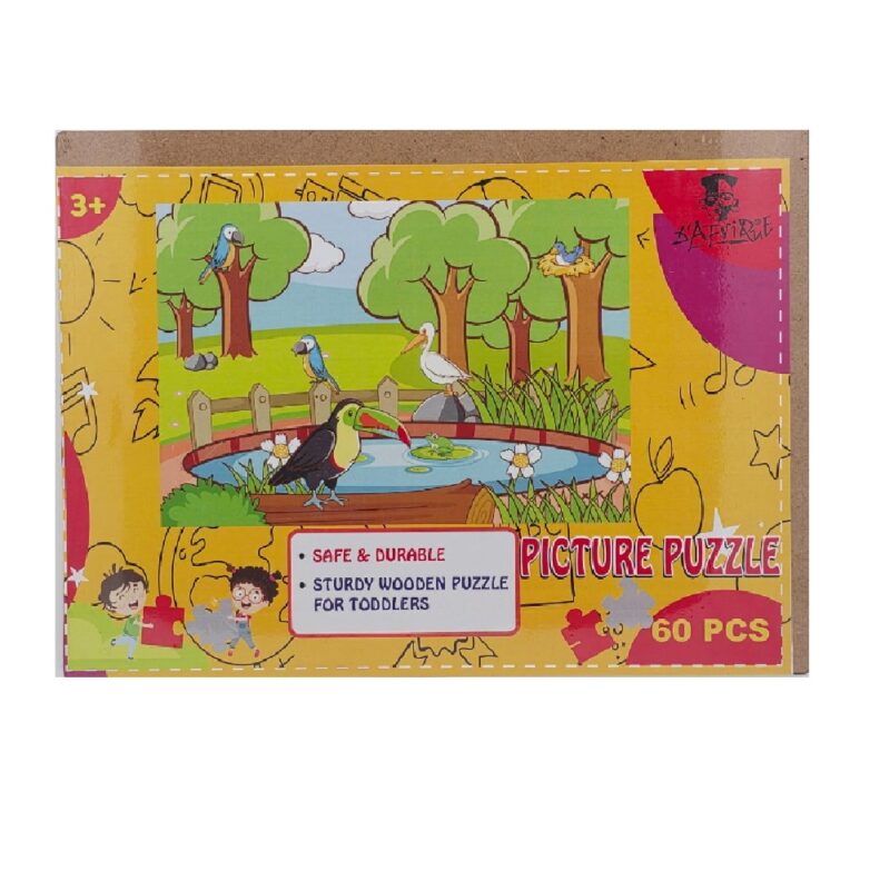 60 Piece Wooden Puzzle *Dafrique*