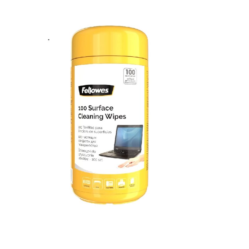 Fellowes Surface Cleaner Wipes (100) 9971518