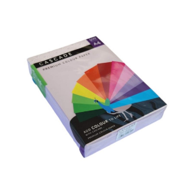 Cascade A4 80Gsm Lavender Paper (500)