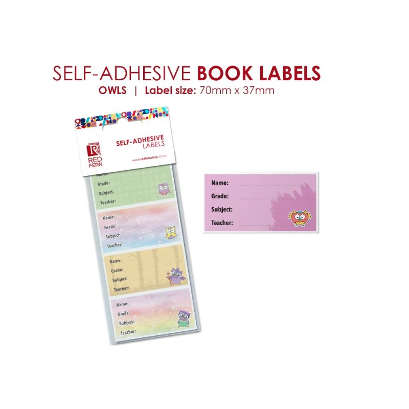 Redfern Owls Book Labels(24)      