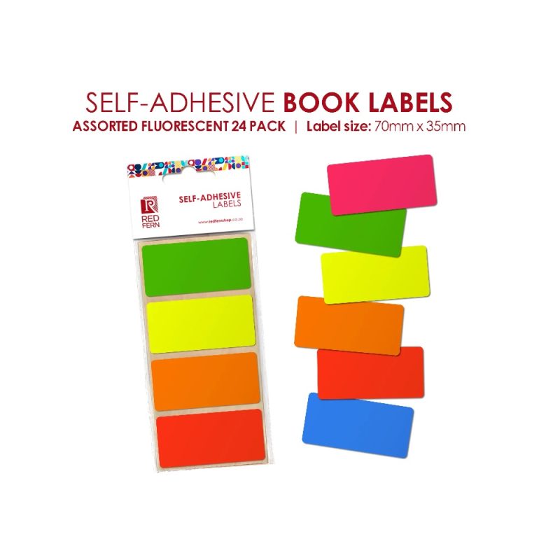 Redfern Flourecent Book Labels (24)