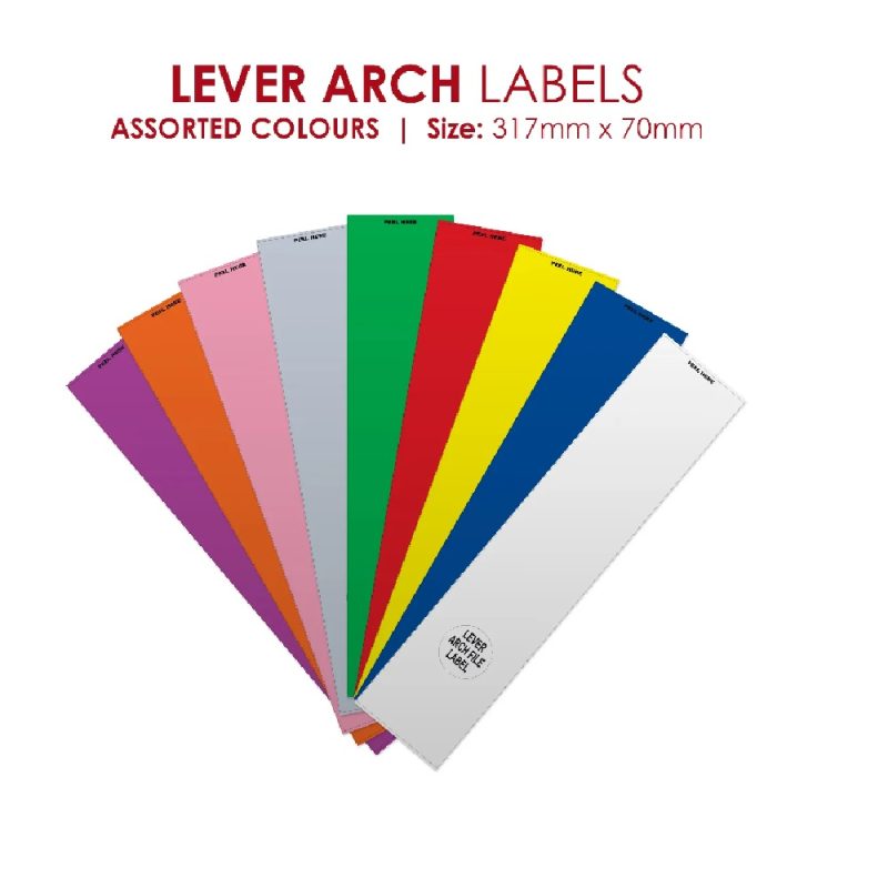 Redfern Lever/Arch Labels Assorted (12)
