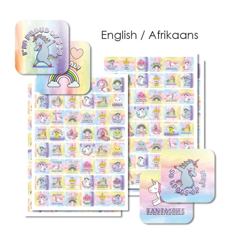 Redfern A6 Unicorn Reward Sticker96