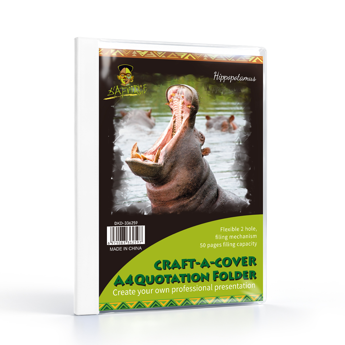 Craft-A-Cover Quotation Folder White *Dafrique*