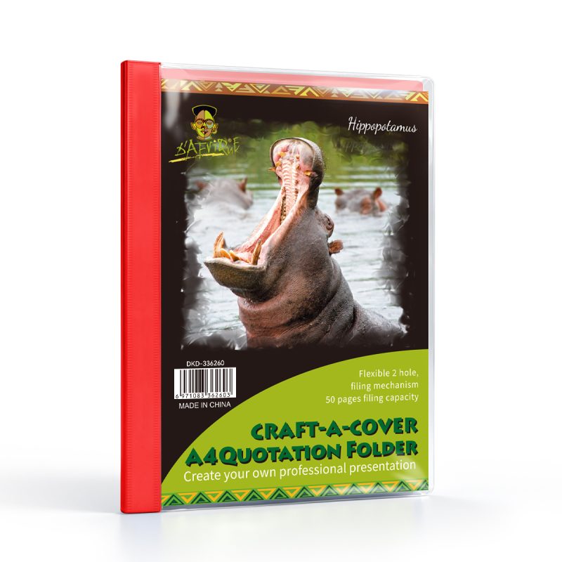 Craft-A-Cover Quotation Folder Red *Dafrique*