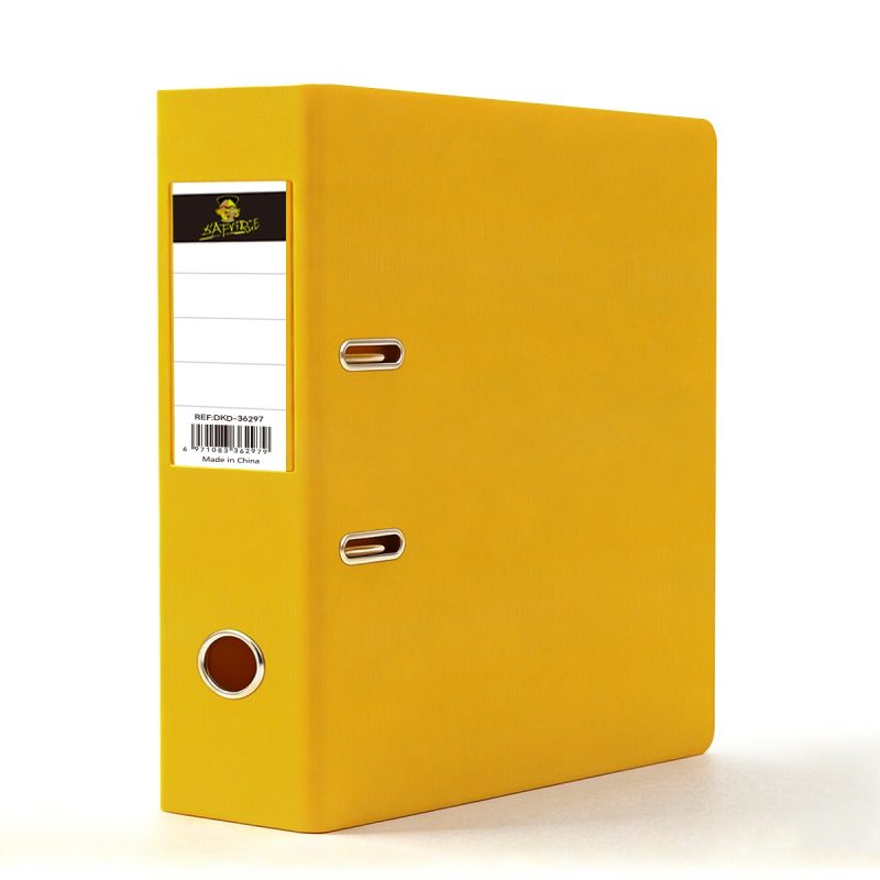 Dafrique 36297 PP Lever Arch File
  75mm  Yellow  