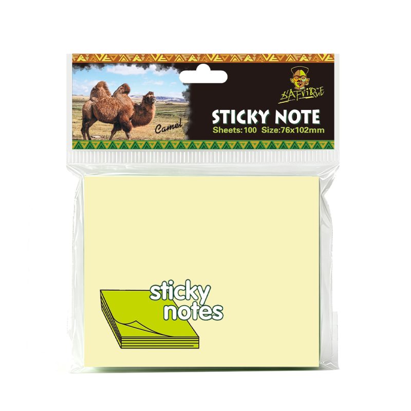 D'afrique Sticky Note 76x102 Yellow