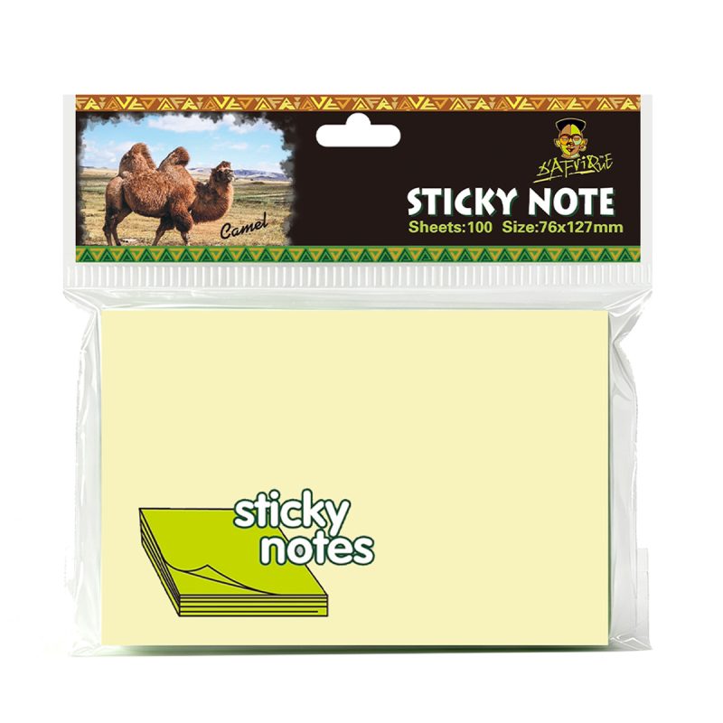 D'afrique Sticky Note 76x127 Yellow