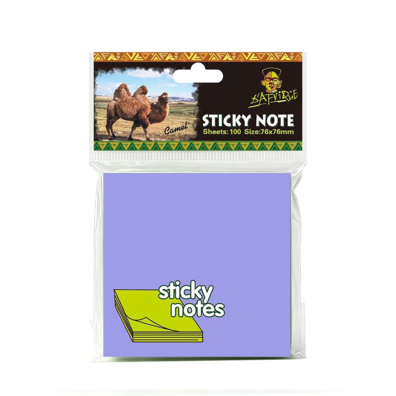 D'afrique Sticky Note 76x76 Purple