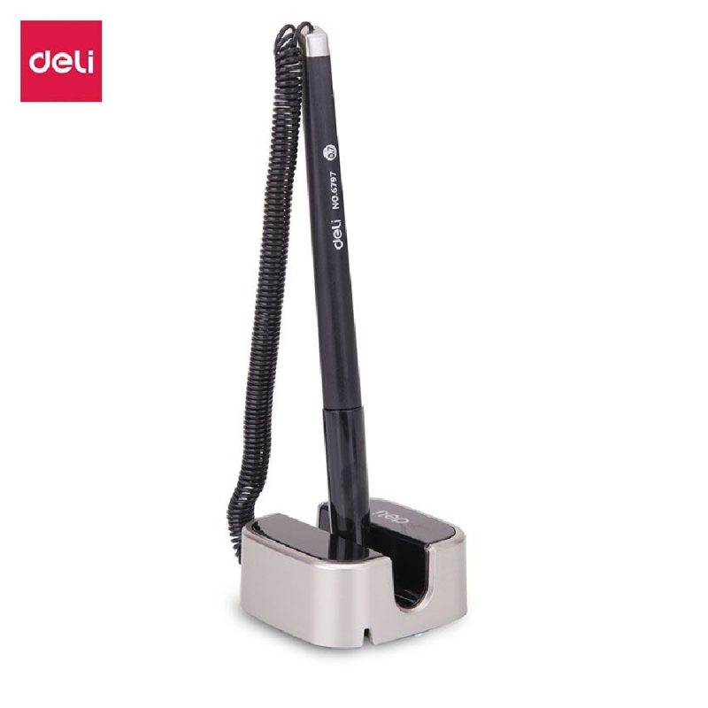 Desk Pen Stand 0.7 Black Deli E6797