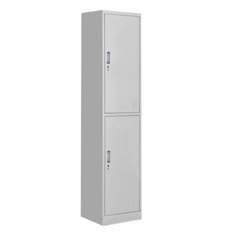 LOCKER 2-TIER STEEL GREY *WS*
