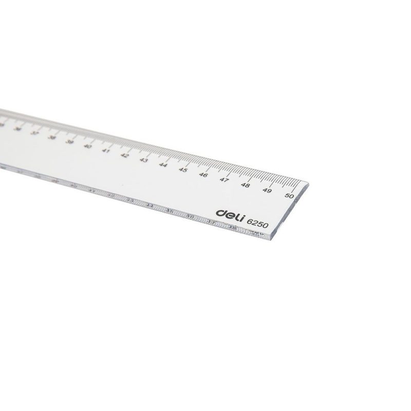 Clear Ruler 50Cm Deli #6250