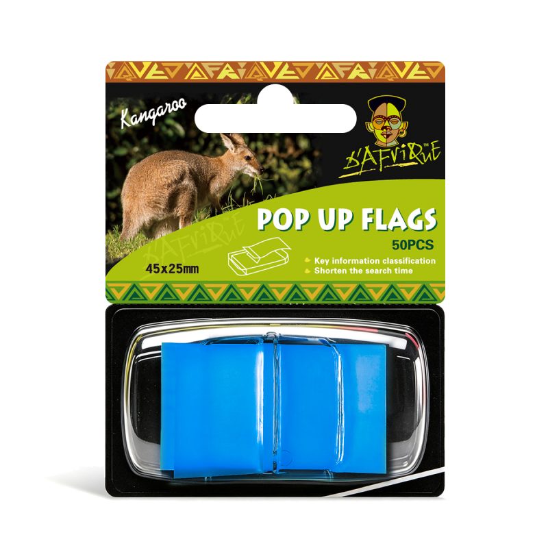Pop Up Flags 45x25 (50) Blue *Dafrique*