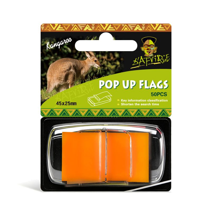 Pop Up Flags 45x25 (50) Orange *Dafrique*