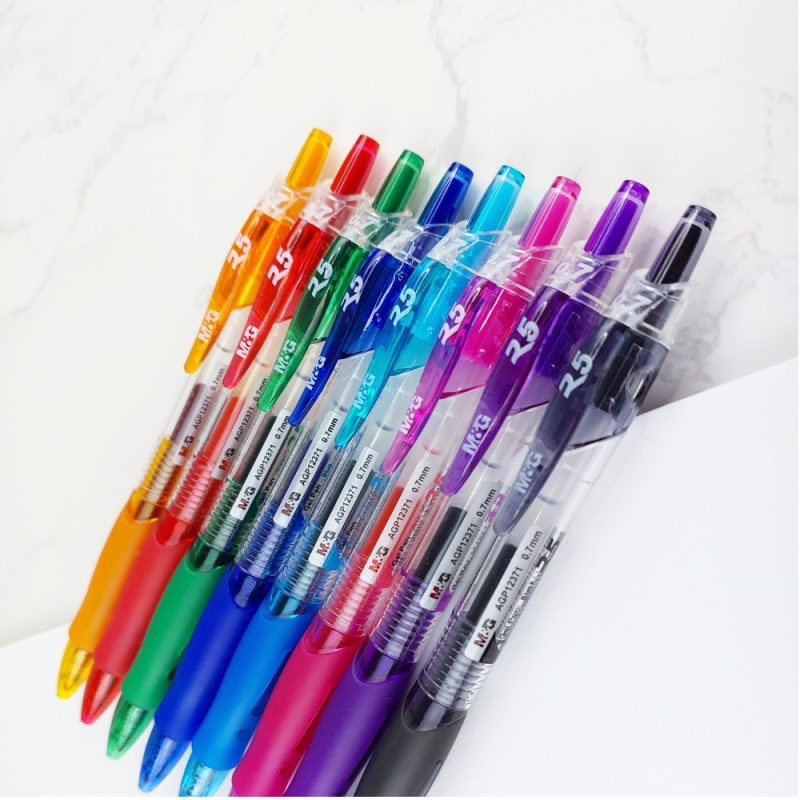 M&G Click Gel-Pen R5(12371) 0.7 8 Color set