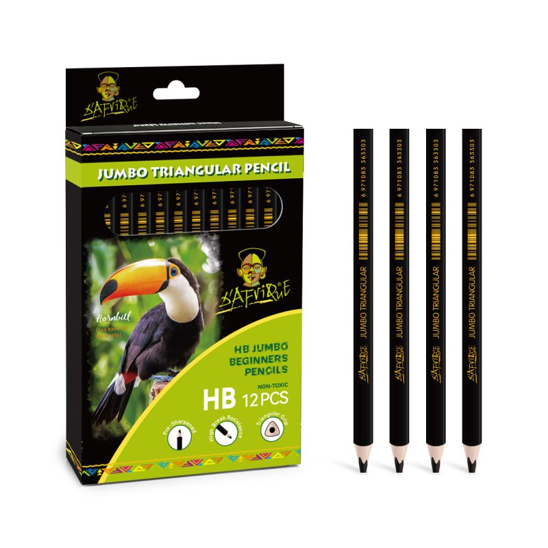 Jumbo Triangle Pencil HB *Dafrique* (per each pencil x1)
